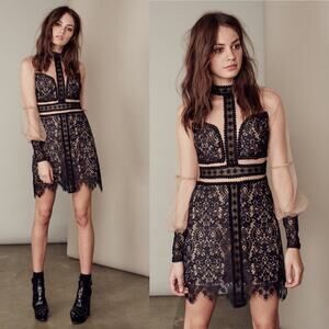 For Love And Lemons | Vivian Lace Cutout Dress